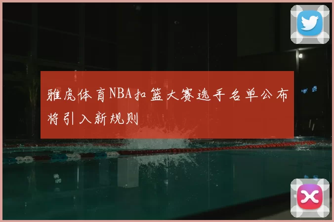 雅虎体育NBA扣篮大赛选手名单公布将引入新规则