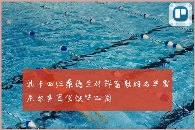扎卡回归桑德兰对阵富勒姆名单雷尼尔多因伤缺阵四周