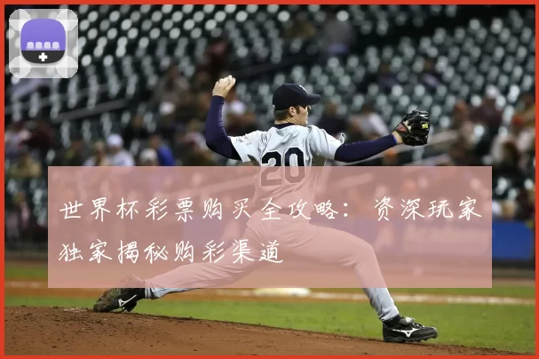 世界杯彩票购买全攻略:资深玩家独家揭秘购彩渠道